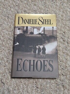 Danielle Steel "Echoes" Hardcover Book - Gold & Sepia Cover
